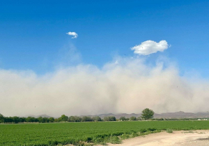 Prev&eacute;n otra tormenta de arena por Chihuahua, ayer se registr&oacute; otra