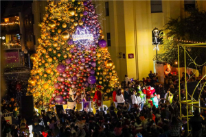 El concierto de Matisse abri&oacute; el encendido del &aacute;rbol en Chihuahua