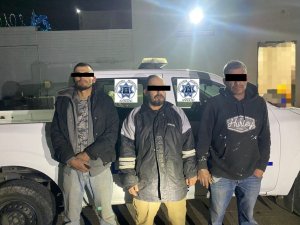 Capturan a tres narcomenudistas con cristal en An&aacute;huac