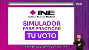 IEE presenta simulador de voto en caso judicial