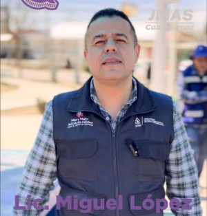 Deja Miguel &Aacute;ngel L&oacute;pez la direcci&oacute;n de la Jmas Cuauht&eacute;moc
