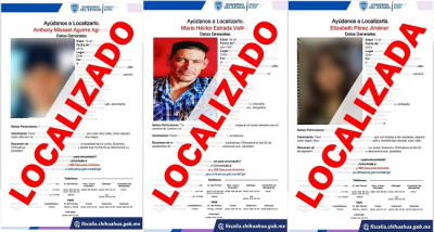 Localiza Fiscalía Occidente a tres personas con reporte de ausencia
