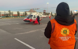 Lleva a cabo Gobierno del Estado traslado a&eacute;reo de emergencia