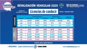 Anuncia Movilidad de la SSPE costos para tr&aacute;mites de licencias en 2025