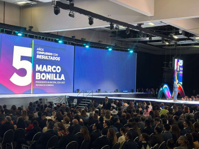 Resalto Marco Bonilla avances históricos en su informe de gobierno