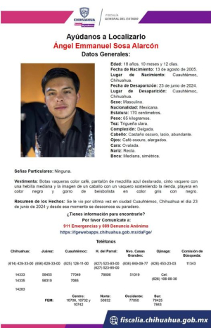 Piden se colaboraci&oacute;n para localizarlo