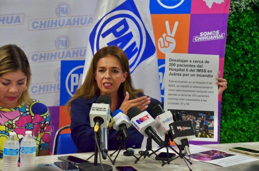Recortes y negligencia del IMSS en Ju&aacute;rez terminan en una evacuaci&oacute;n, Diputada X&oacute;chitl Contreras