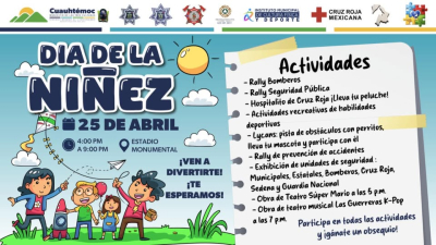 Festejan a los niños de Cuauhtémoc