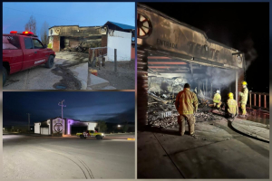 Grupo criminal incendia dos expendios en Guerrero