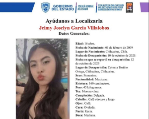 Desaparece la adolescente Jeimy Joselyn en la Toribio Ortega