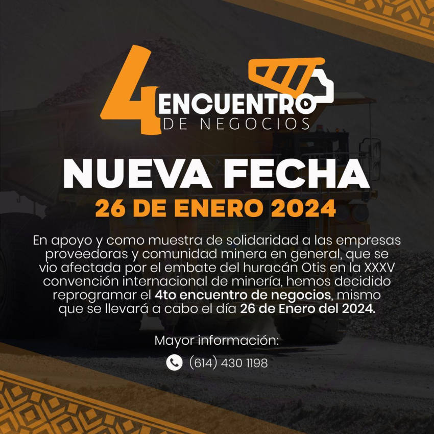 El 4o encuentro de negocios de CLUMIN sera en Enero