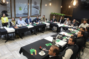 Destaca Fiscal de Zona Occidente resultados en reuni&oacute;n de trabajo con organismo empresarial de Cuauht&eacute;moc