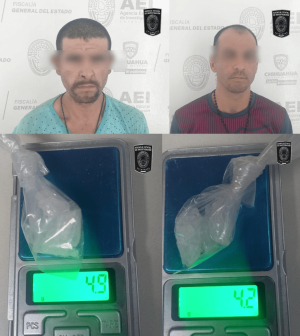 Capturan a otros dos narcomenudistas