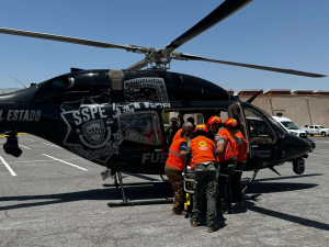 Trasladan a joven golpeado en Guachochi por helic&oacute;ptero a chihuahua