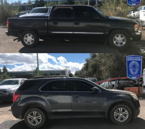 Asegura AEI dos veh&iacute;culos que contaban con reporte de robo, uno de ellos en Miami