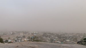 Reportan nueva tormenta de arena