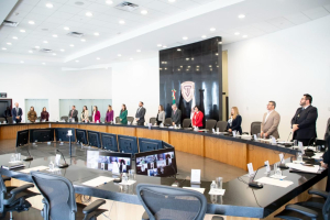 EL PLENO DEL TRIBUNAL SUPERIOR DE JUSTICIA GUARDA MINUTO DE SILENCIO EN MEMORIA DEL JUEZ OMAR FELIPE GARC&Iacute;A CANO