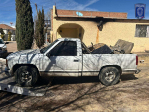 Aseguran dos pick ups relacionadas con robo en esta ciudad