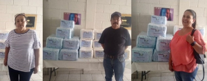Entrega DIF Municipal pa&ntilde;ales a personas vulnerables