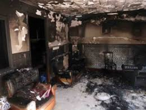 Incendio deja sin vivienda a familia en la Fco. Villa