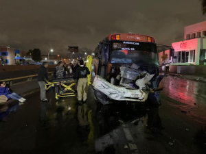 Mas de 20 lesionados en tr&aacute;gico accidente