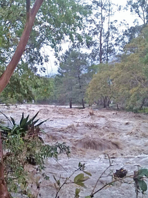Intensas lluvias causan p&aacute;nico en el municipio de Guerrero