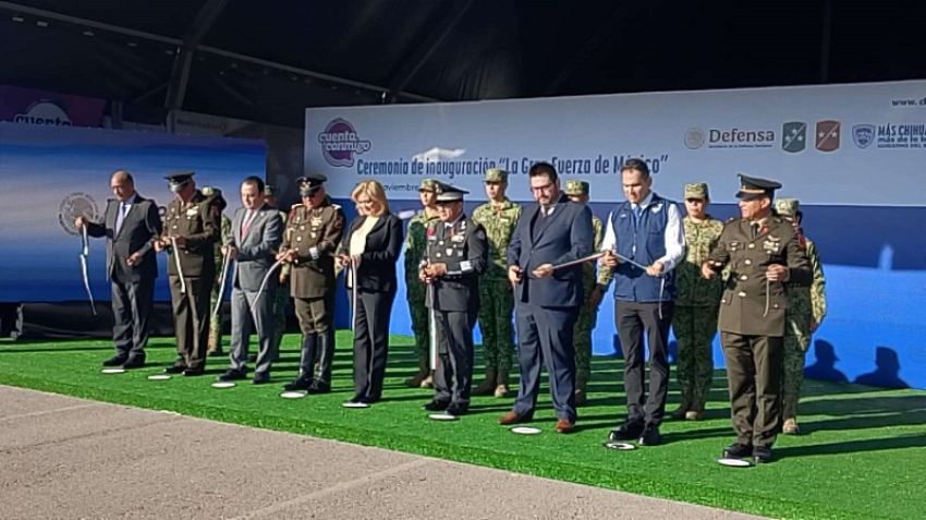 Inaugura Maru la exposici&oacute;n La Gran Fuerza Mexicana en Chihuahua