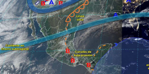 Ingresa el frente frio 40 y pronostican fuertes vientos