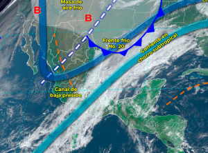 Ingresa el frente frio 20 y trae m&aacute;s frio en la regi&oacute;n noroeste, para el pr&oacute;ximo lunes, entrara el frente frio  21