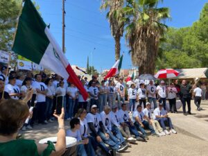 Contin&uacute;an las manifestaciones en contra de la reforma de AMLO