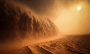 Tormenta de arena alcanza la ciudad de Chihuahua