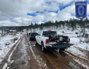 Asegura AEI Occidente dos motocicletas en operativo de rastreo en Madera