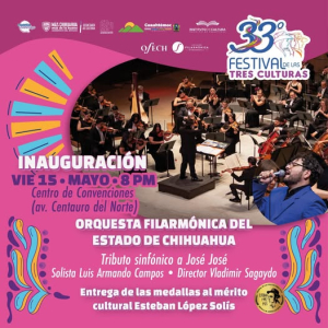 Hoy inicia la fiesta del festival de las 3 culturas con tributo a Jose Jose