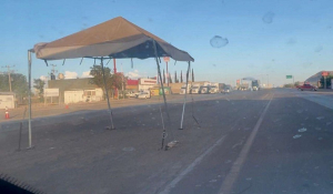 Quitan puesto de revisi&oacute;n en kil&oacute;metro 31 en la r&uacute;a Chihuahua a Ju&aacute;rez