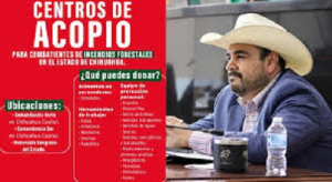 Habilitan centros de acopio para ayuda de brigadistas