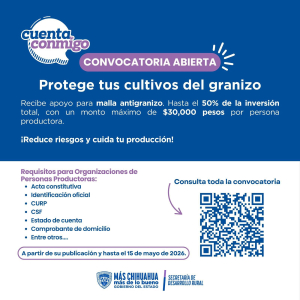 Invitan a manzaneros adquirir mallas antigranizo