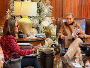 Se re&uacute;ne Maru Campos con presidenta del Tsje