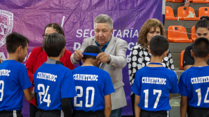 Impulsan el deporte en escuelas de la ciudad