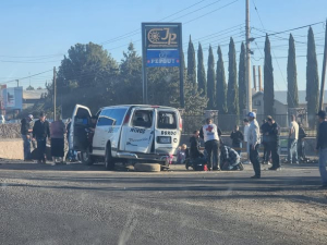 Aparatoso accidente de cami&oacute;n escolar deja ni&ntilde;os lesionados esta ma&ntilde;ana
